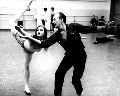 Balanchine ensaiando "Dom Quixote", 1968